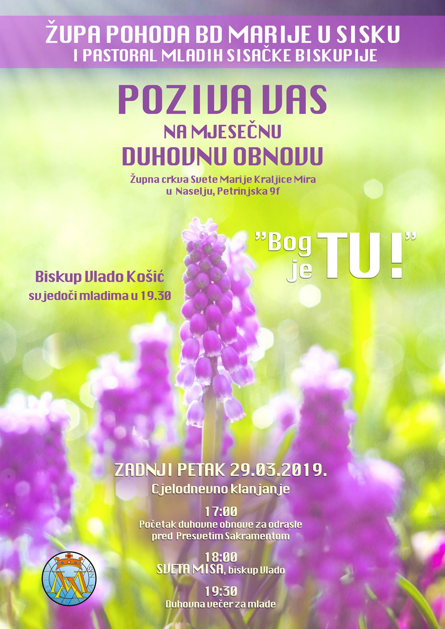 Biskup Košić svjedoči mladima