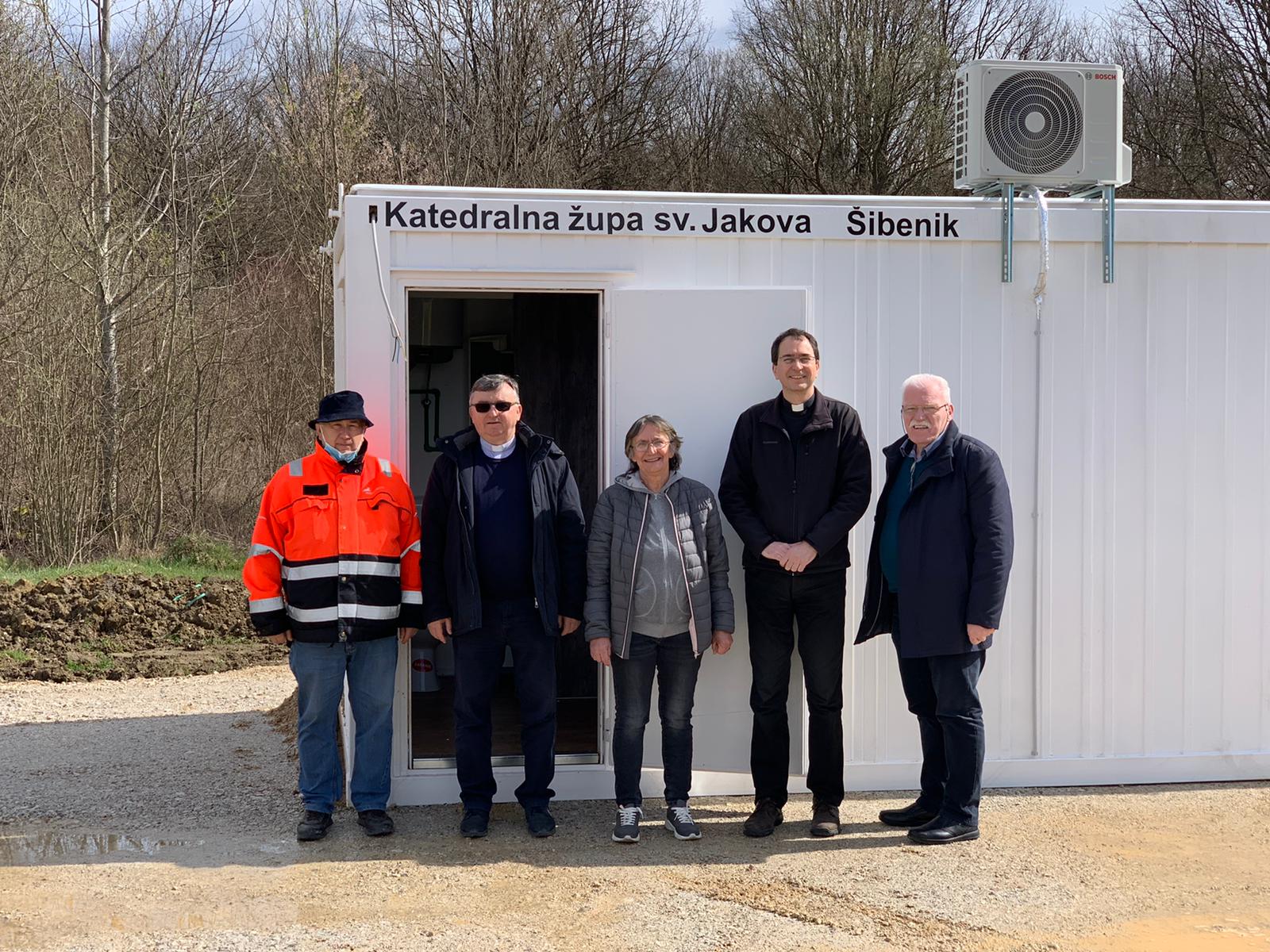 Katedralna Župa sv. Jakova iz Šibenika donirala stambeni kontejner