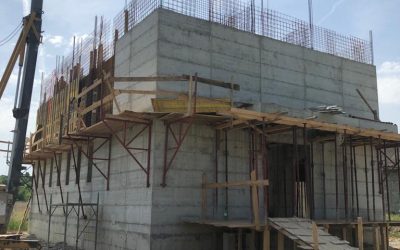 Biskup posjetio gradiliše kapele u Brđani Kosa