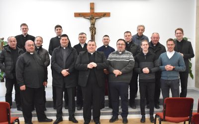 Susret župnika sjemeništaraca s odgojiteljima u Sjemeništu