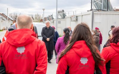 Uskrsni susret biskupa i korisnika Caritasove pučke kuhinje