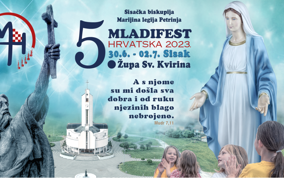 Ovogodišnji Mladifest Hrvatska održat će se od 30. lipnja do 2. srpnja u Sisku
