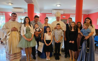 Biskup krstio šesto dijete obitelji Židak