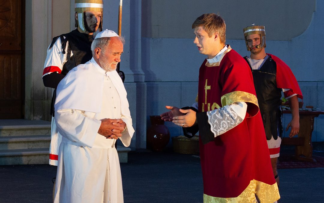 Povodom Lovrenčeva u Petrinji Marijina legija pripremila prikaz o sv. Lovri