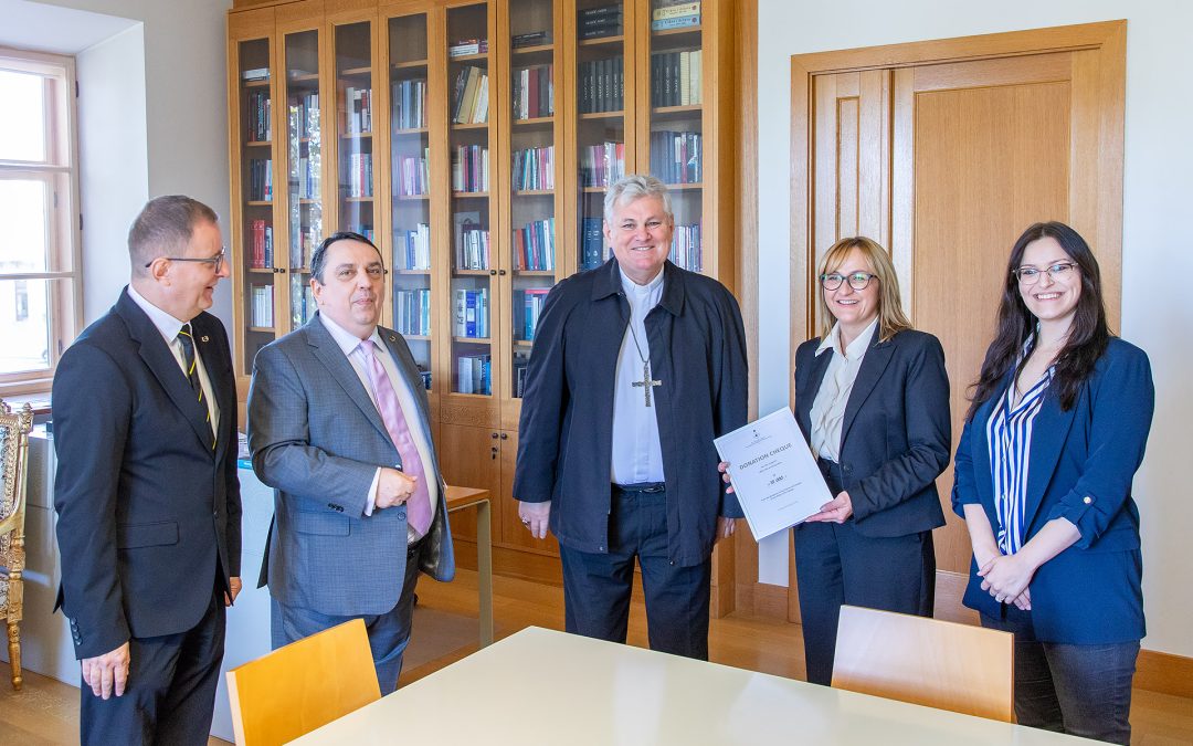 Donacija Reda sv. Jurja kuće Habsburg – Lothringen za Caritasov centar za mlade u Petrinji
