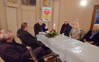 Susret biskupa i članova Hrvatske zajednice bračnih susreta