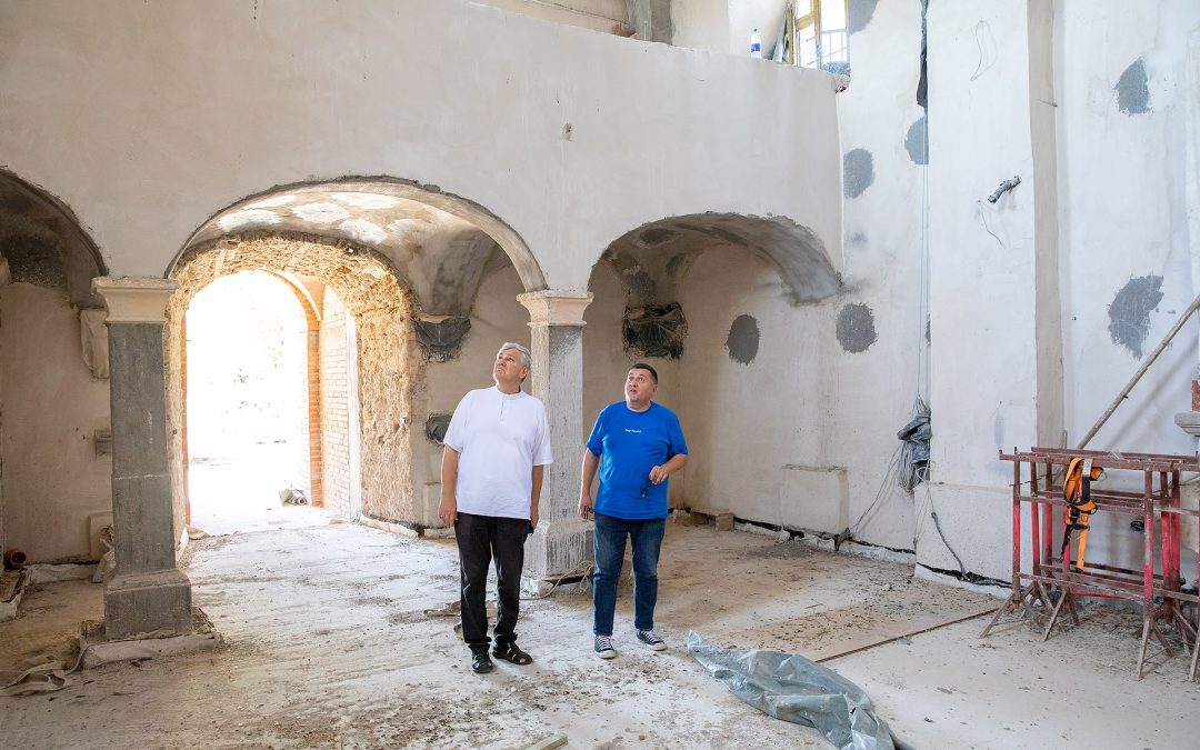 Biskup posjetio gradilišta u Žažini, Maloj Gorici i Selima
