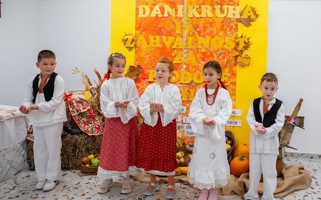 Dani kruha i zahvalnosti za plodove zemlje u Katoličkoj osnovnoj školi