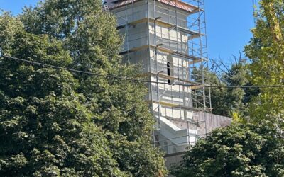 Podignuta kapa na zvonik crkve Pohoda BDM u Sisku