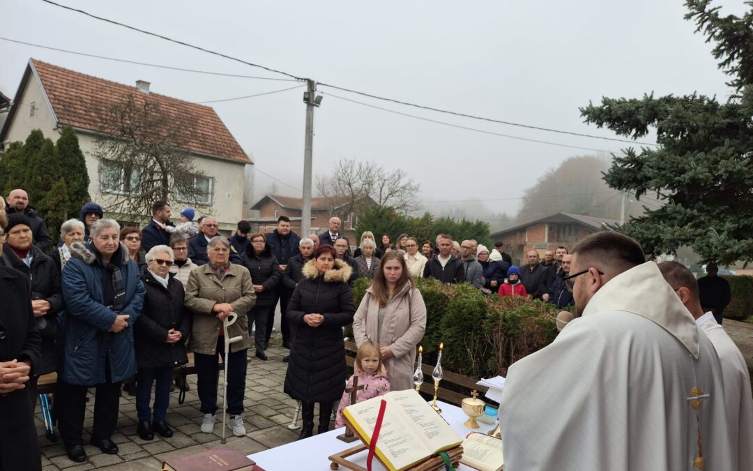 Blagoslov obnovljene kapele Sv. Florijana