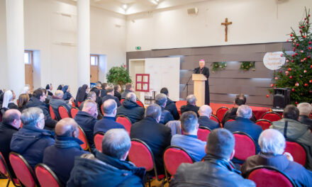 Božićno čestitanje biskupa sa svećenicima, redovnicima i djelatnicima ustanova Sisačke biskupije