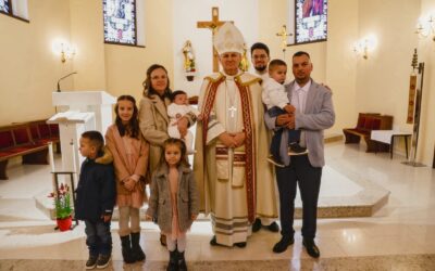 Biskup krstio peto dijete obitelji Grđan