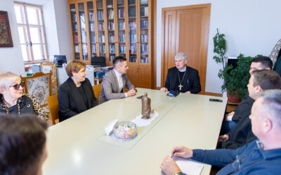 Susret biskupa i gradonačelnika Orlića