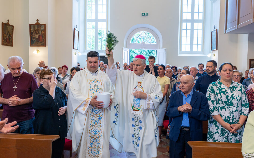 Blagoslovljena obnovljena crkva Pohoda BDM na sisačkom Viktorovcu