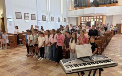 Misa zahvalnica za kraj školske godine u Glini